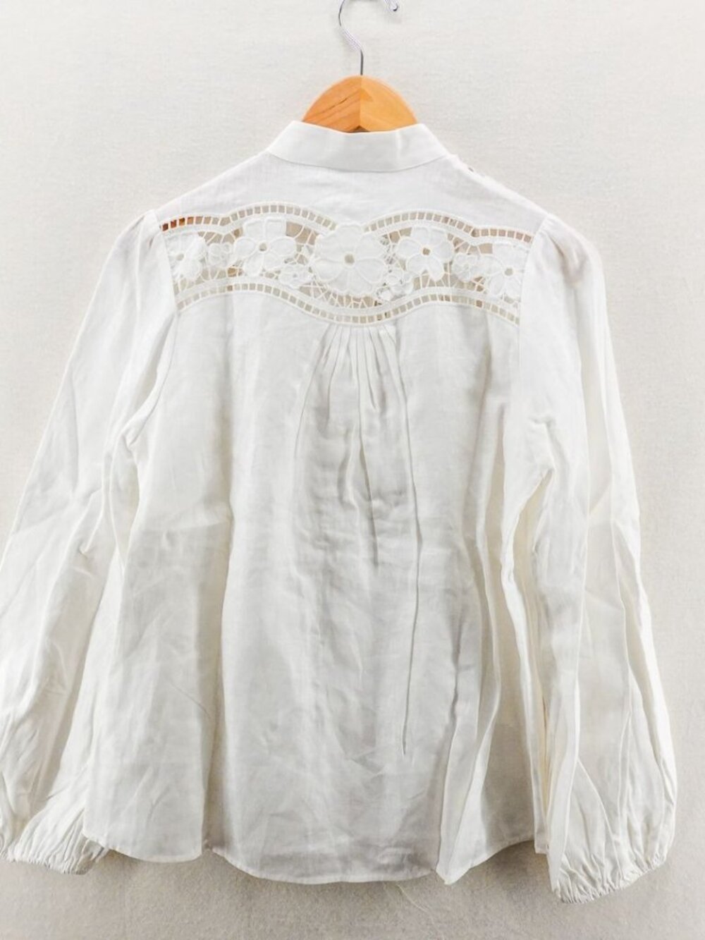 Zimmermann Halcyon Broderie Shirt White US 8 - Picture 8 of 15